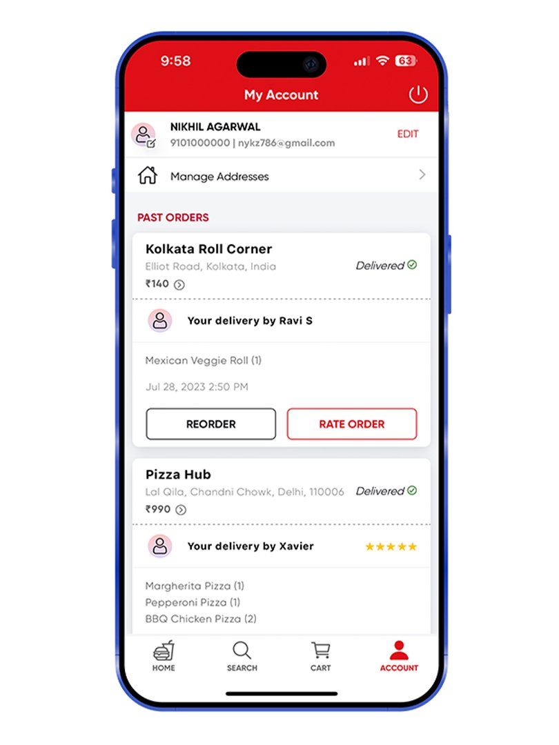 Ionic 8+ Customer Food Delivery App UI Template product image (2)