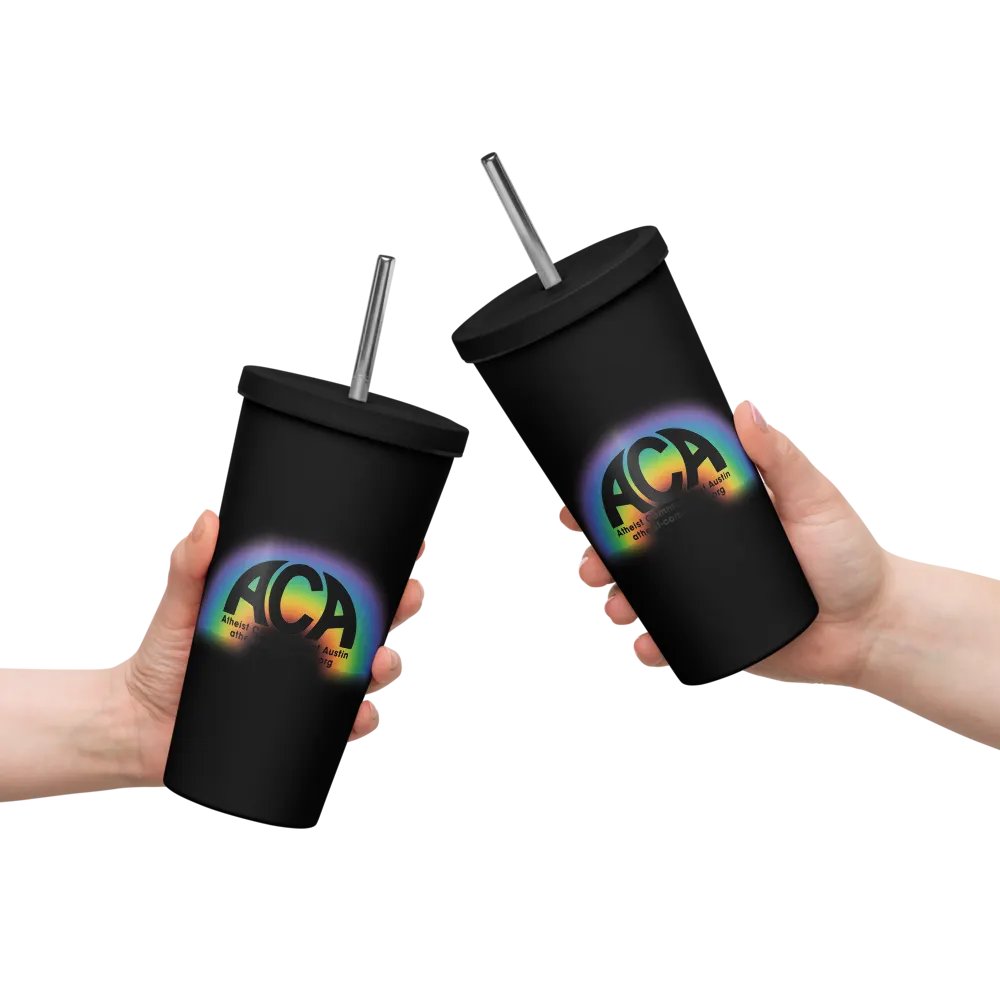 The Atheist Community of Austin Rainbow Tumbler product image (14)
