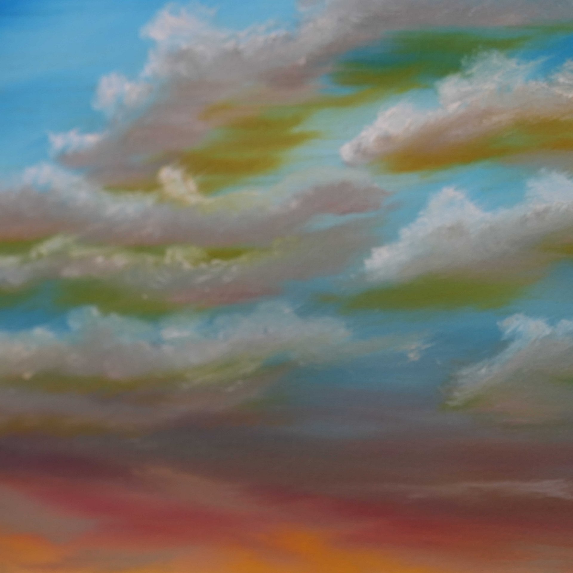 The Pastel Sky (Original) 12x12 Canvas product image (4)