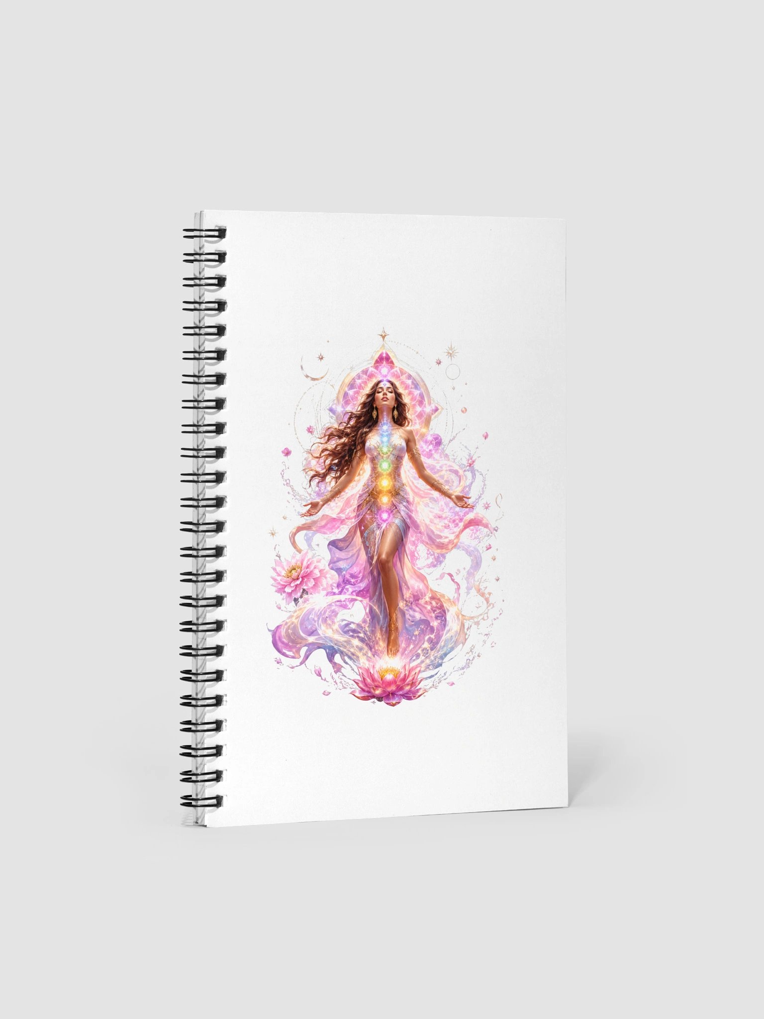 Cosmic Chakra Spiral Notebook product image (1)