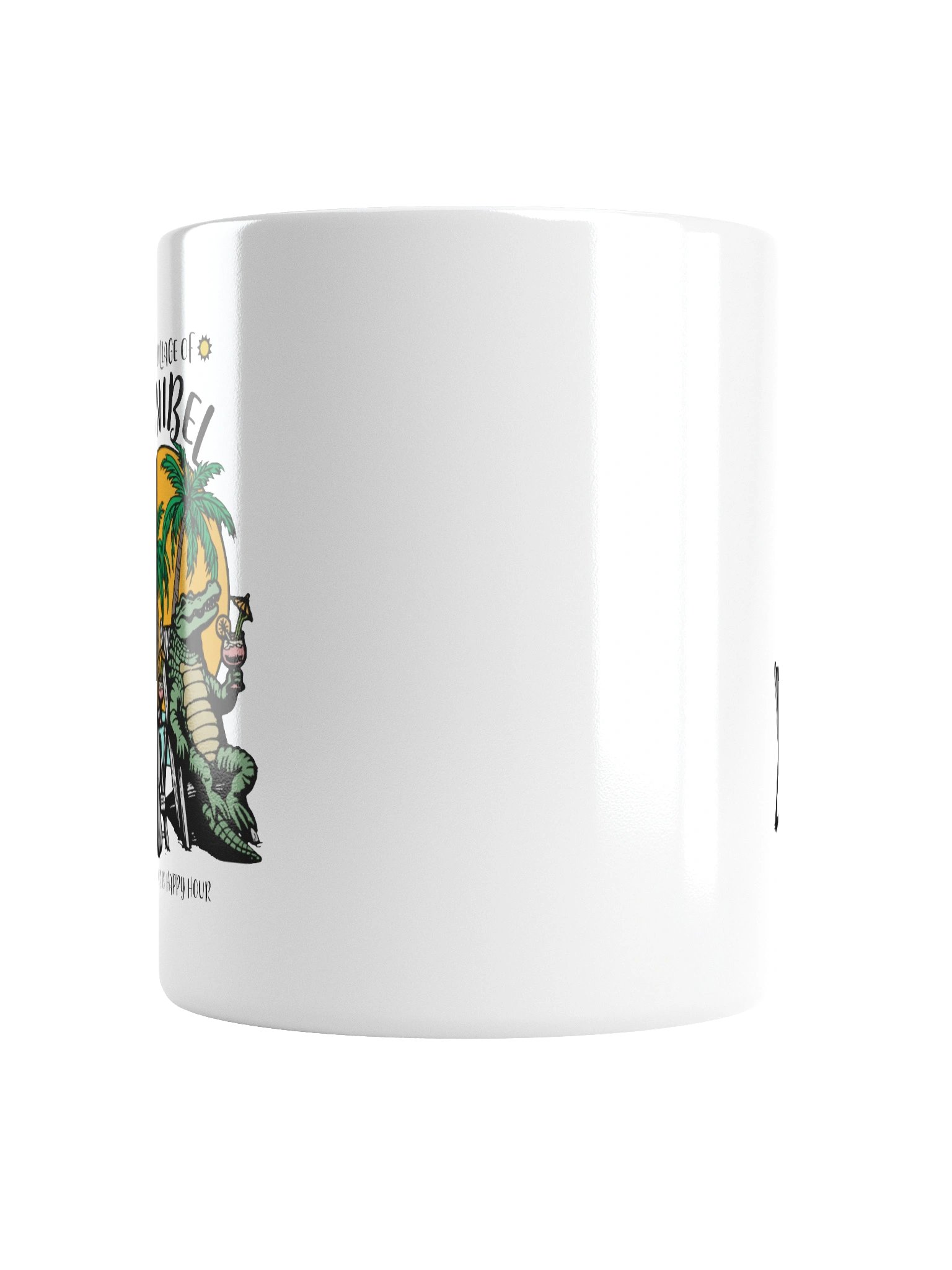 The Village of Sanibel TV Florida USA Fun Manatee Alligator Design Coffee Mug product image (17)