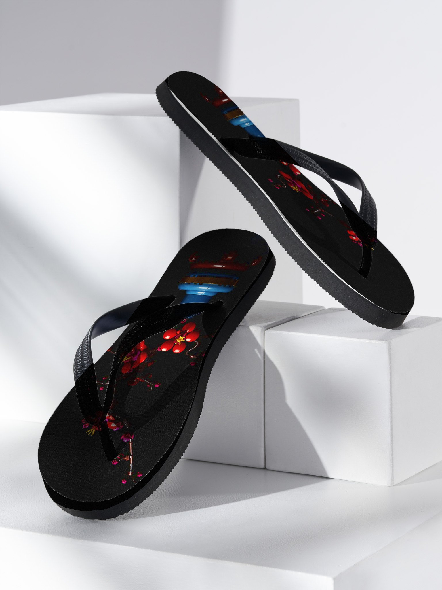 Symmetrical Blossom Flip-Flops product image (2)