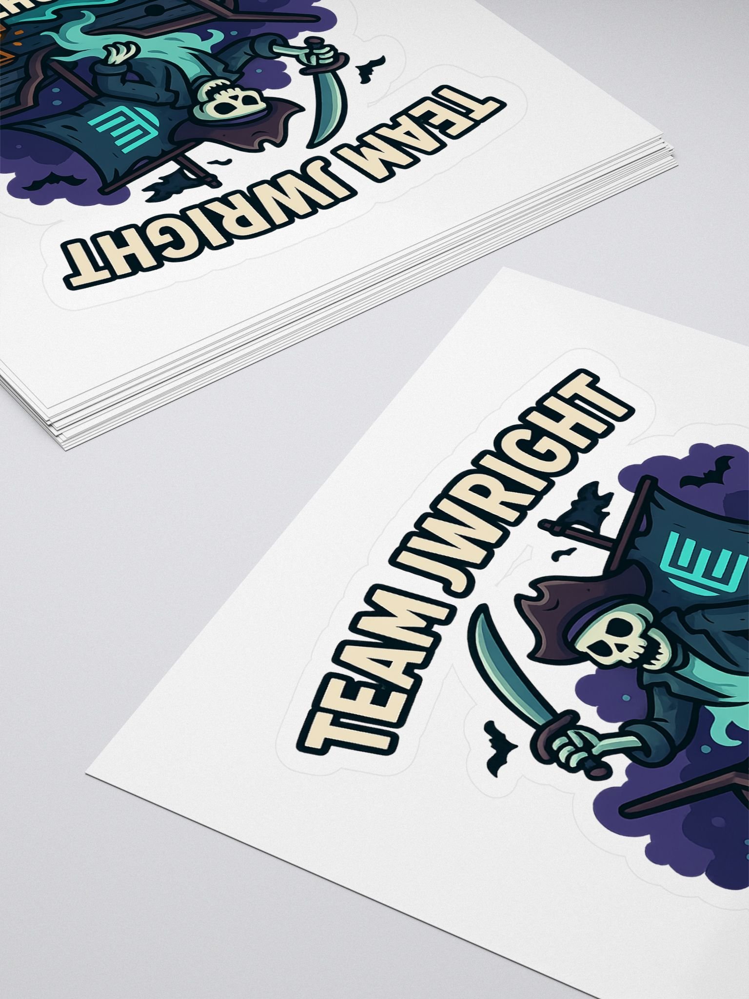 Team JWright Kiss Cut Stickers product image (4)