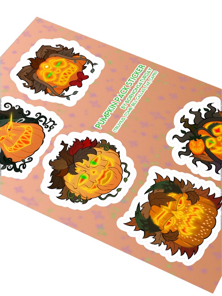 JUST TAE & FRIENDS: Pumpkin Pack Stickers *LIMITED* product image (2)