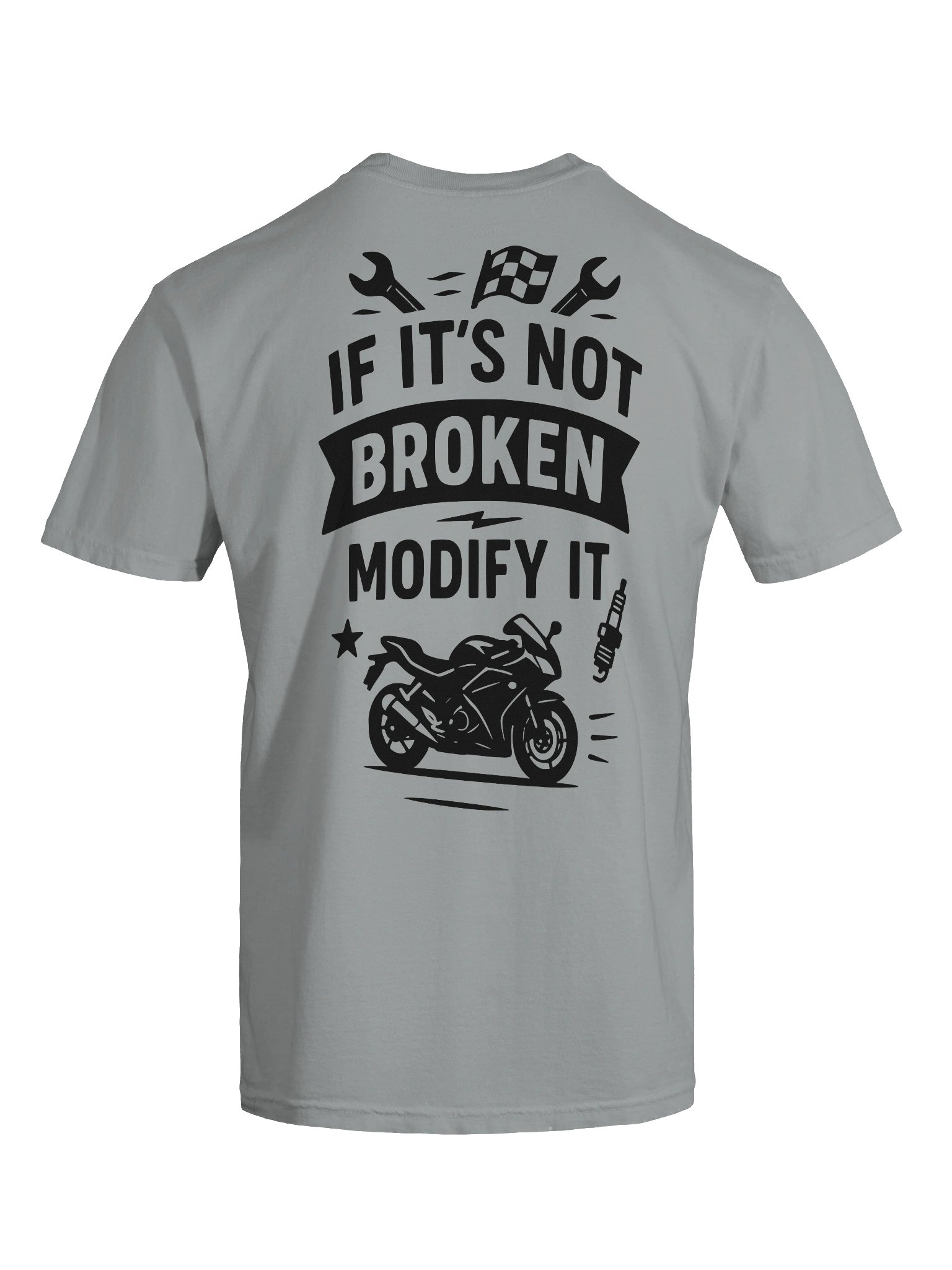 If Its Not Broken, Grey T-Shirt product image (9)