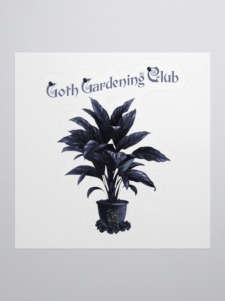 Goth Gardening Club Sticker product image (2)