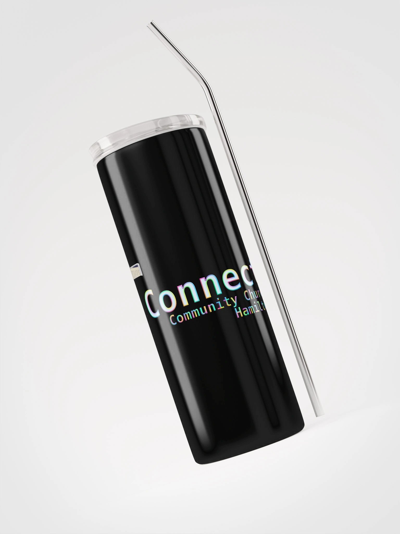 🖤 CCCH Black Tumbler – Faithfully Hot. Righteously Cold. product image (3)