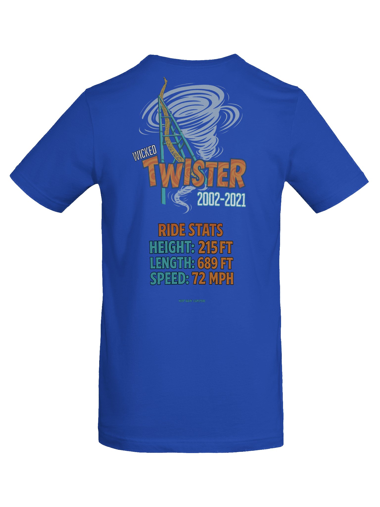 Wicked Twister 2002-2021 Roller Coaster T-Shirt product image (8)