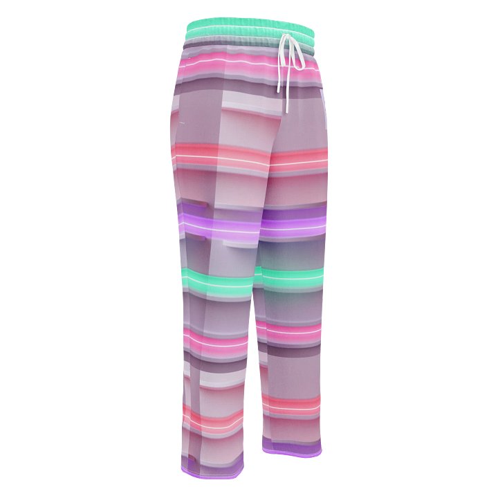 Pastel Striped Dreams Wide-Leg Joggers product image (1)