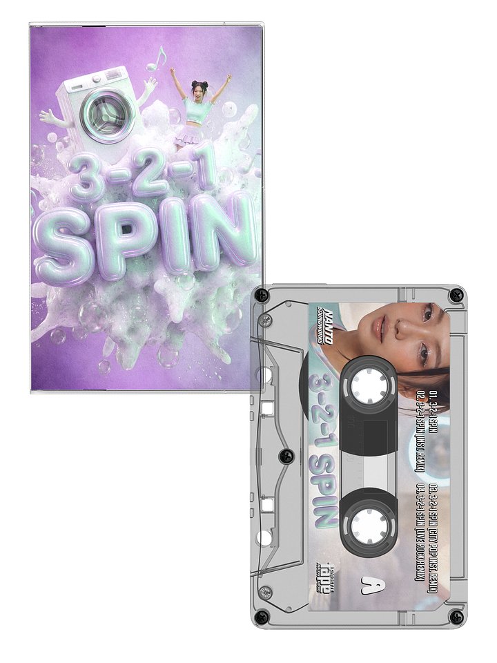 3-2-1 SPIN (EP) - Cassette Tape product image (1)