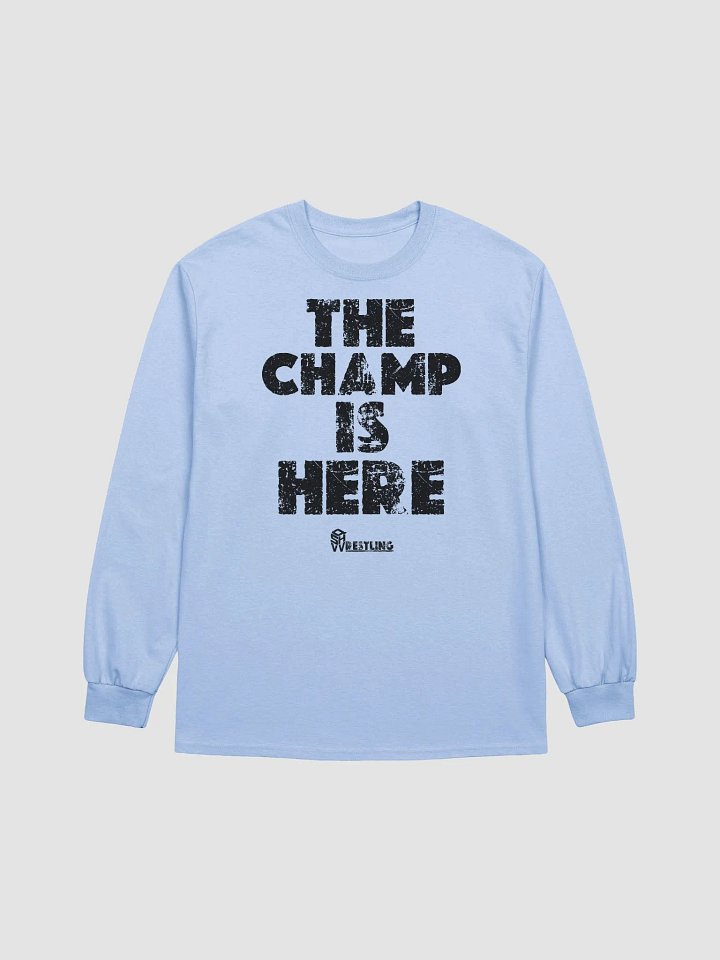 QSHW THE CHAMP IS HERE (BLACK DESIGN) LONG T-SHIRT product image (5)