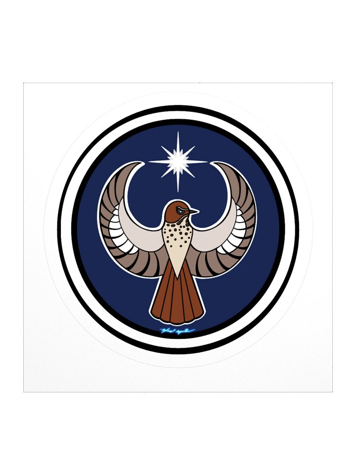 Hermit/Wood Thrush- Resistance. VT, D.C. (sticker) product image (1)