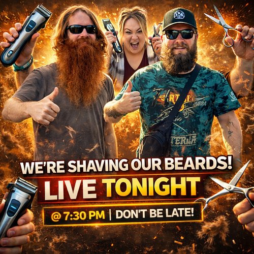 🔥 EVER WONDERED…

What Absorbin Endorphins with Scotty and Drew would look like without their beards?!

Well… tonight, YOU ge...