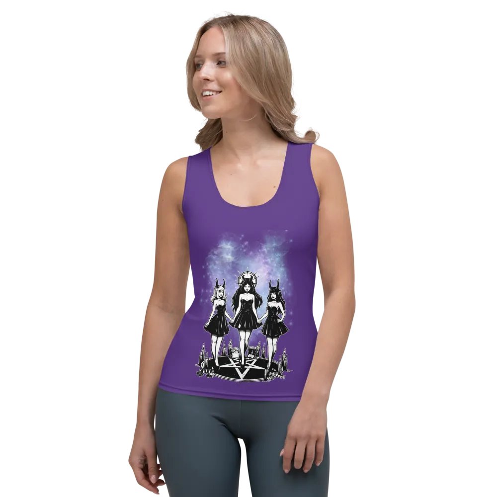 Not A Cult Tank - Purple product image (1)