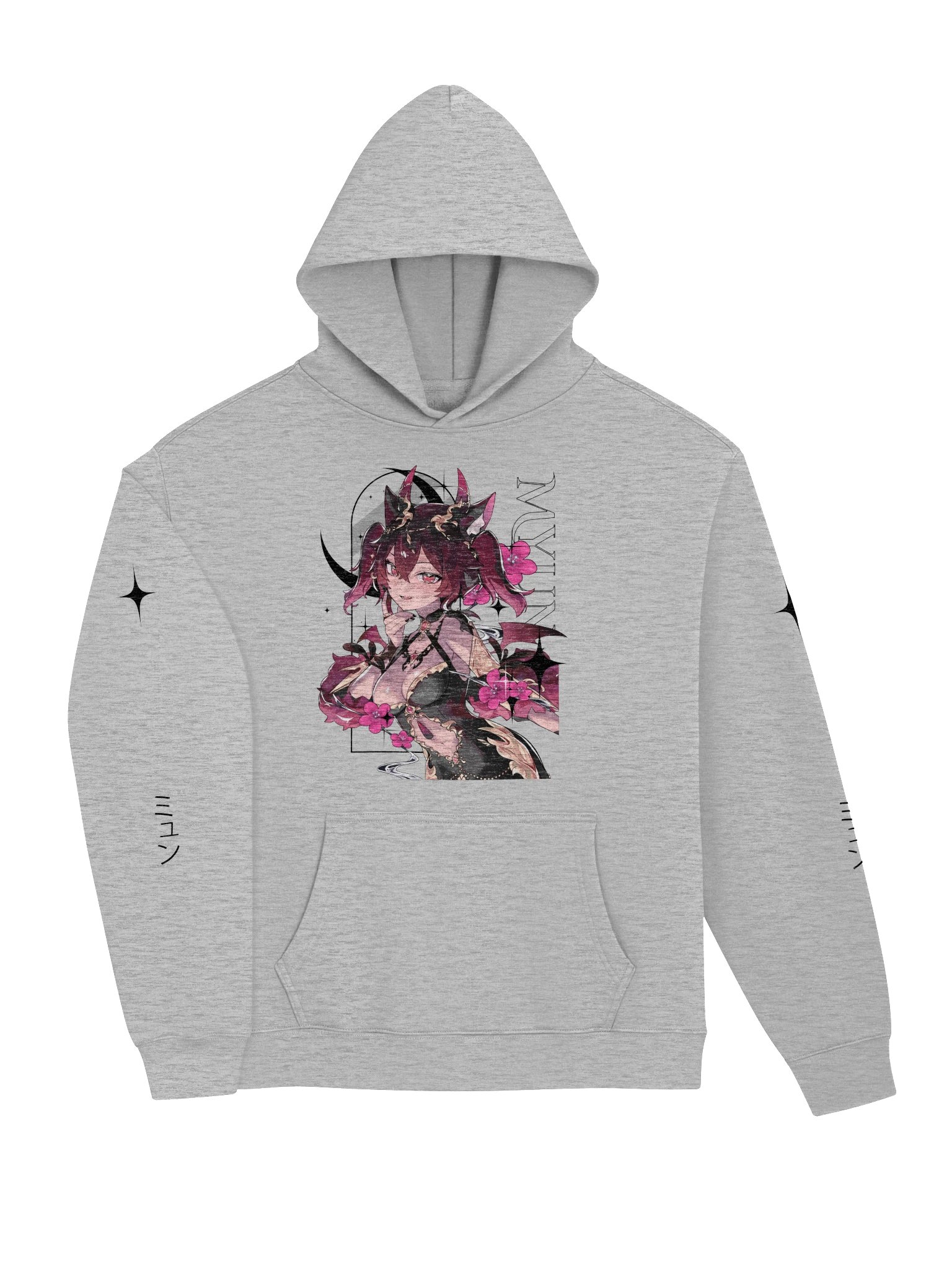 [HOODIE] MYUN – FLORAL MOON product image (3)