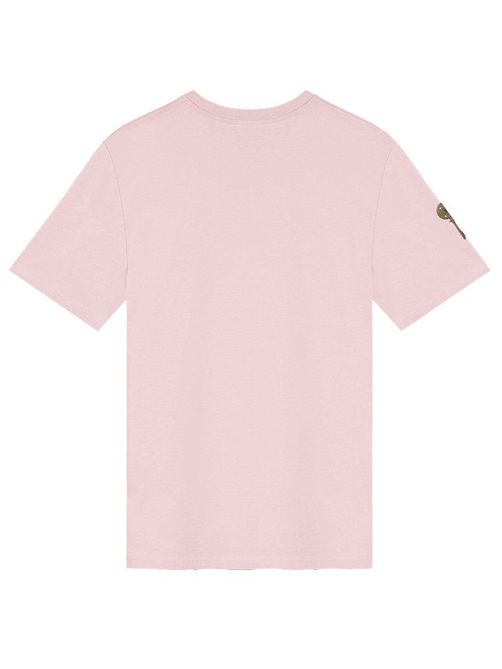 The Gatekeeper’s Key – Cotton Pink Sigil Edition (Front + Right Shoulder Print) product image (2)