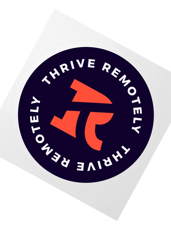 Stickie Sticker-Thrive Remotely product image (2)