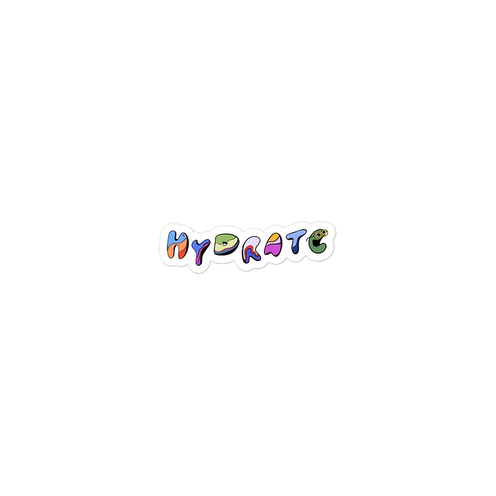 HYDRATE / Water Resistant Die-Cut Sticker product image (2)