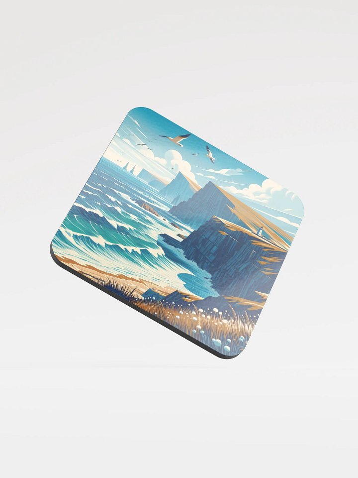 Sea Cliffs Cork Coaster product image (2)