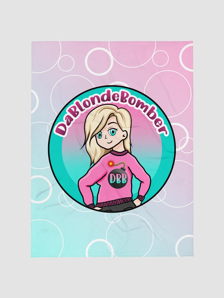 DaBlondeBomber Throw Blanket product image (1)
