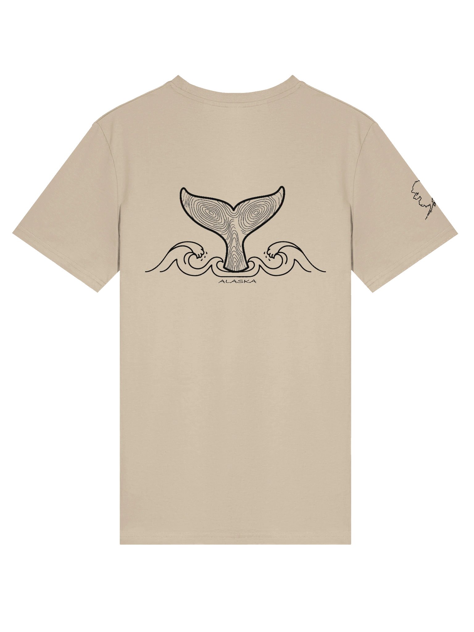 DELUXE "WHALE TAIL" ORGANIC COTTON TEE product image (8)