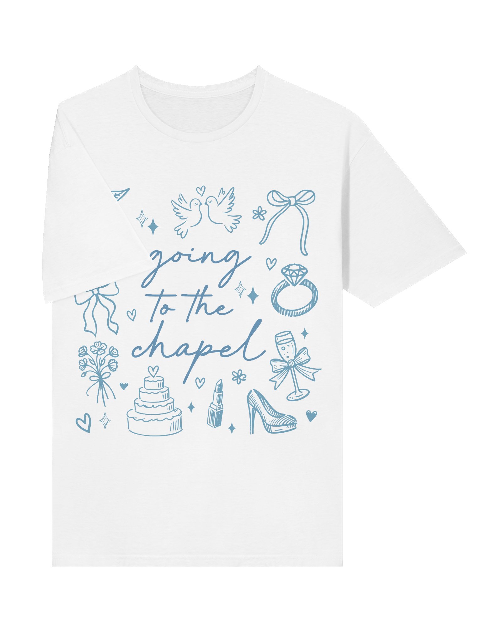 Going to the Chapel Shirt – Wedding Graphic Tee | Bride to Be Shirt, Engagement Gift, Bridal Shower Outfit, Bachelorette Party Tee product image (19)