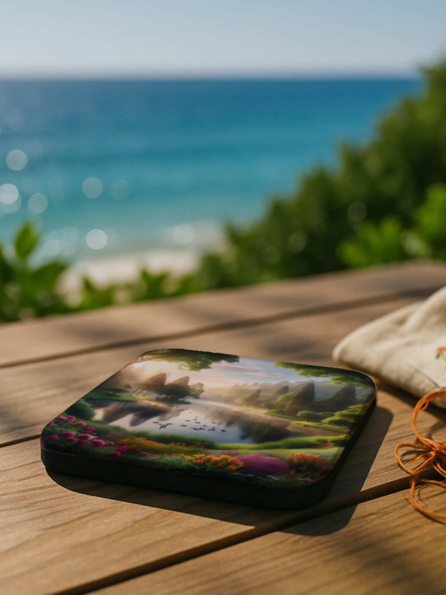 Sunrise Whisper Cork Coaster product image (6)