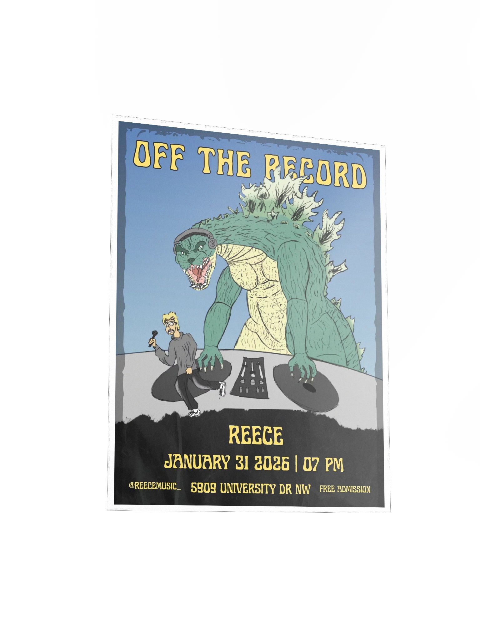 OFFICIAL "OFF THE RECORD" POSTER product image (3)