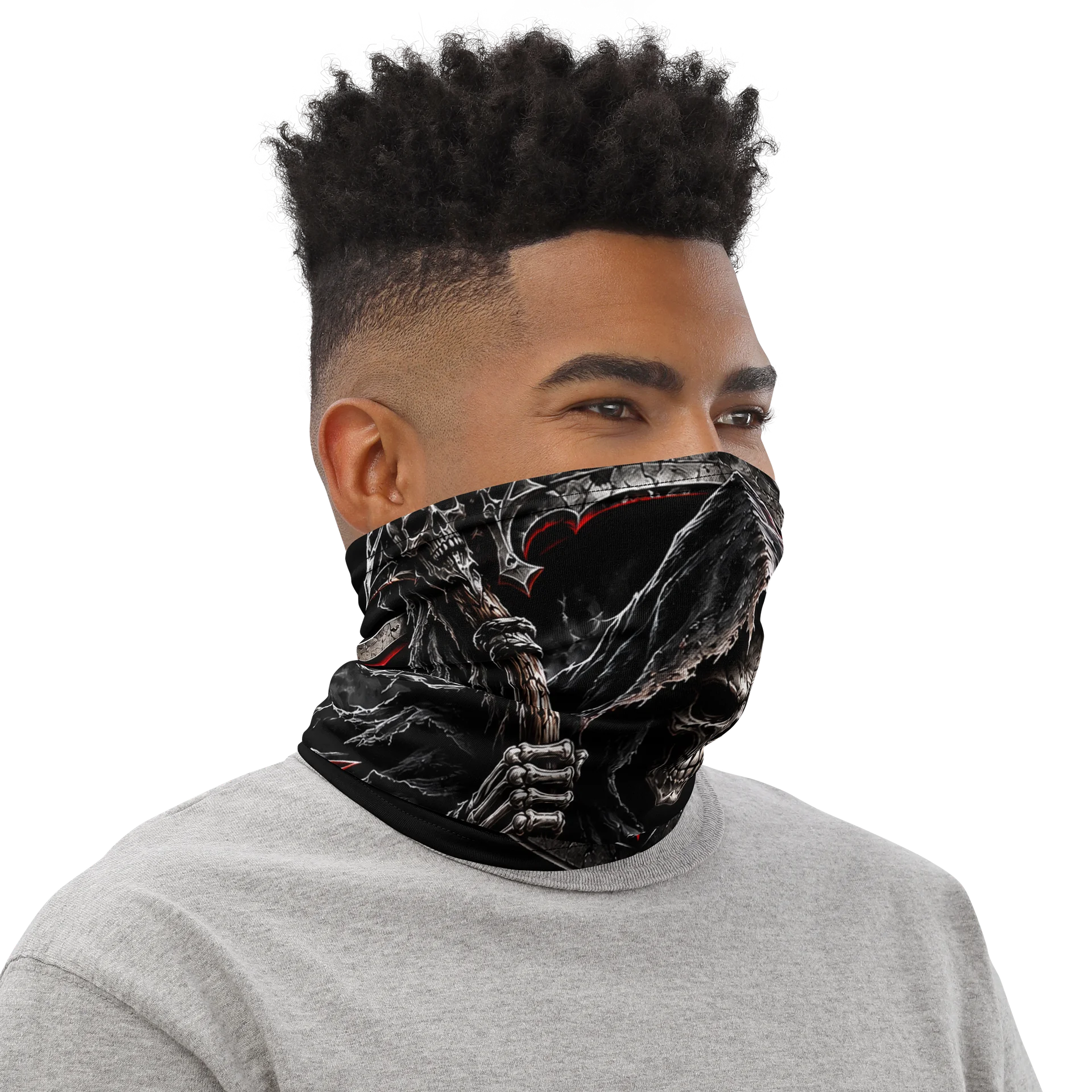 Hardluck Express Gothic Hooded Reaper Neck Gaiter product image (2)