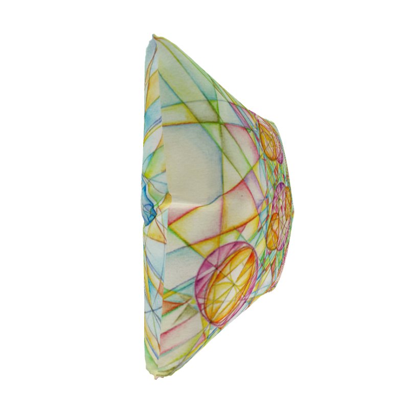 Poinsot's Paper Spaceship 2+3 - Physics of the Gyroscope Pillow product image (5)