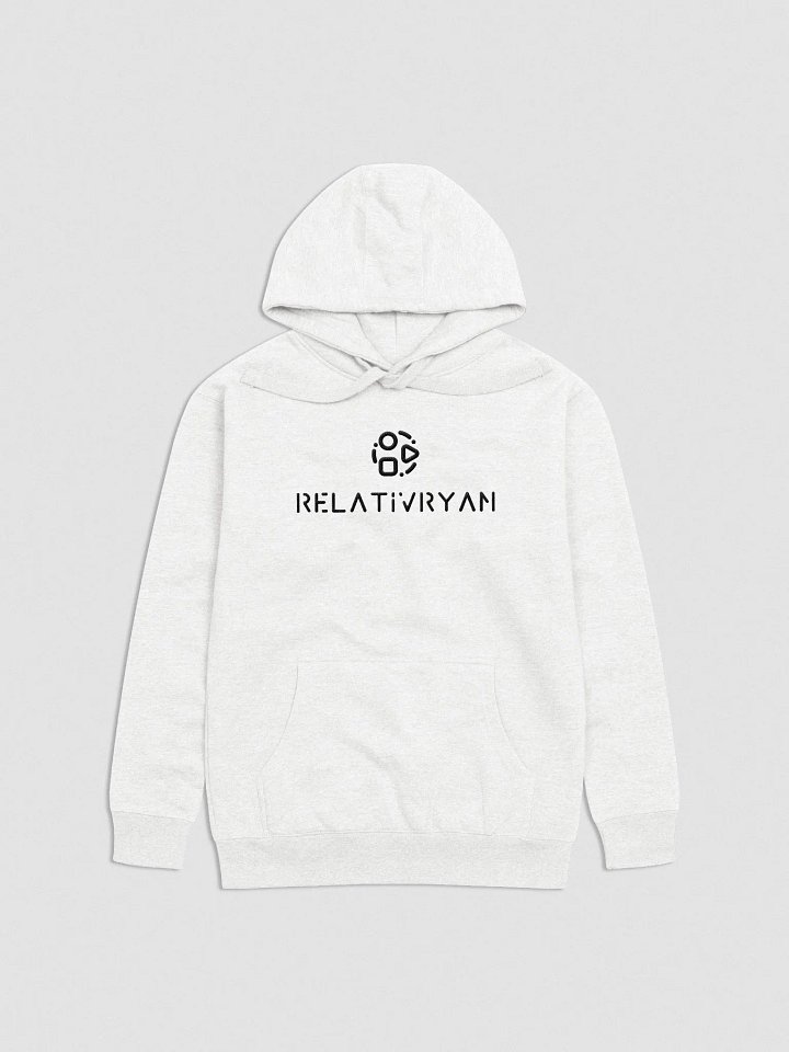 RelativRyan Neutrals Hoodie (Black Logo) product image (1)