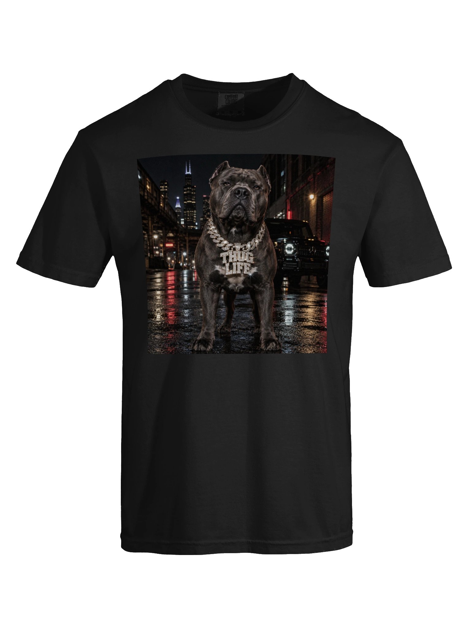 Cane Corso Dog T-Shirt | Thug Life Graphic Tee | Streetwear Dog Shirt | Urban Dog Lover Tee product image (5)