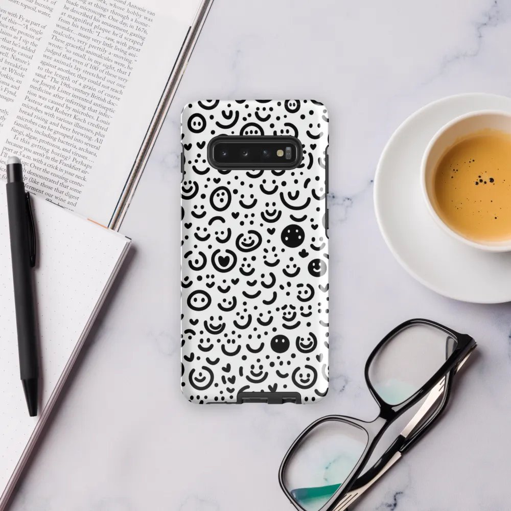 Whimsical Smiley Faces Tough Case product image (56)