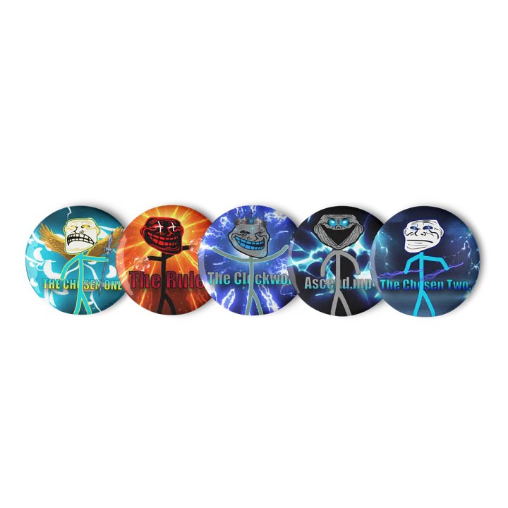 The Chosen One Character Pins Collection 5Pcs product image (2)