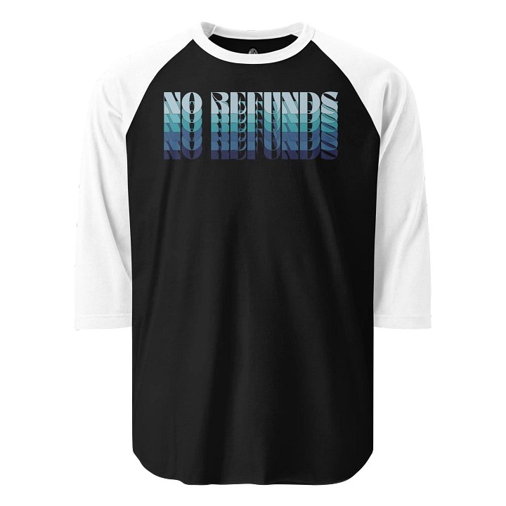 Stamped Fine Print Raglan Tee product image (1)