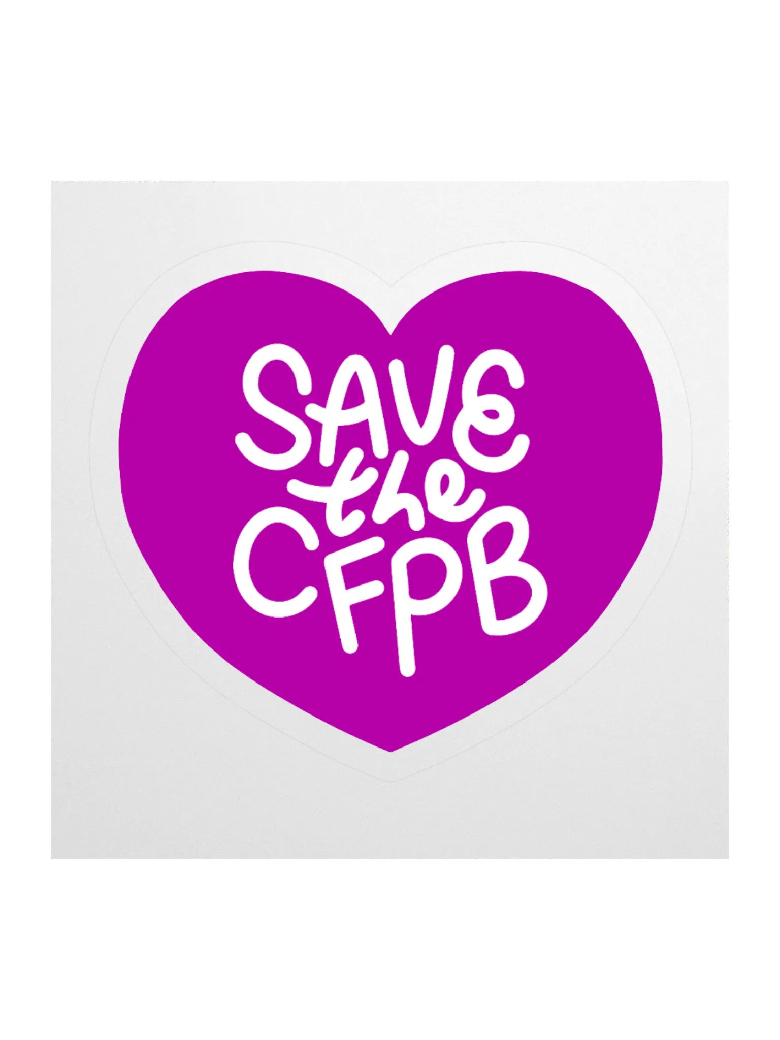 Save the CFPB Sticker (Purple) product image (1)