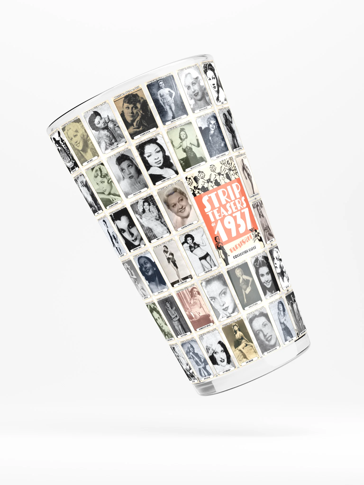 Stripteasers of 1937 Decorative Pint Glass product image (3)