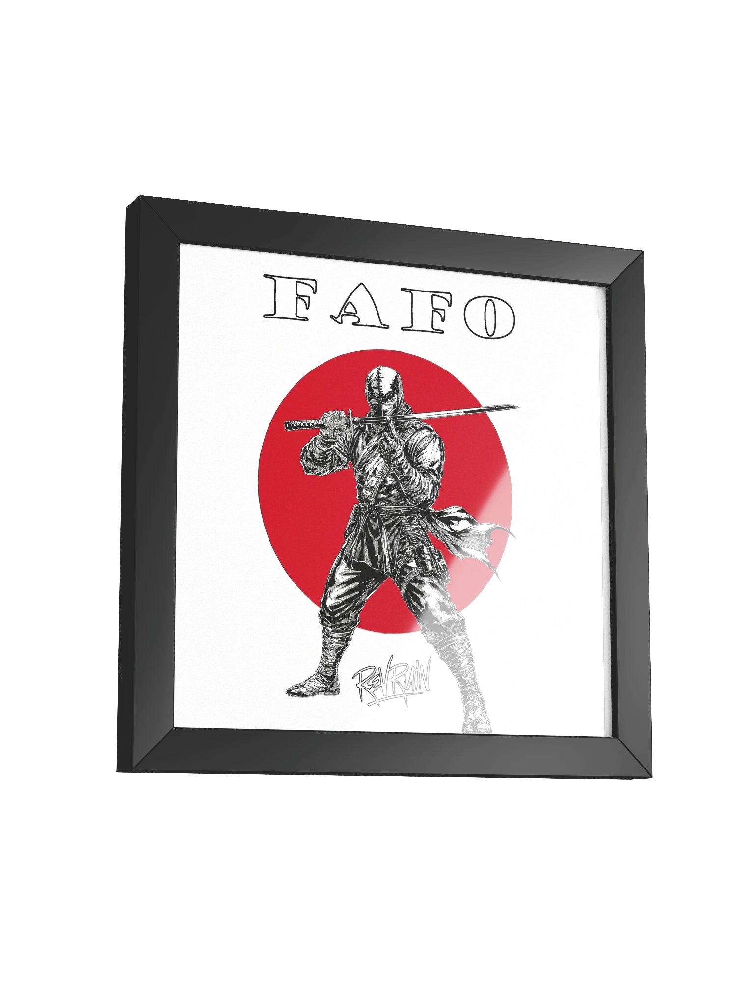 Go Ninja Go FAFO Framed Print product image (11)