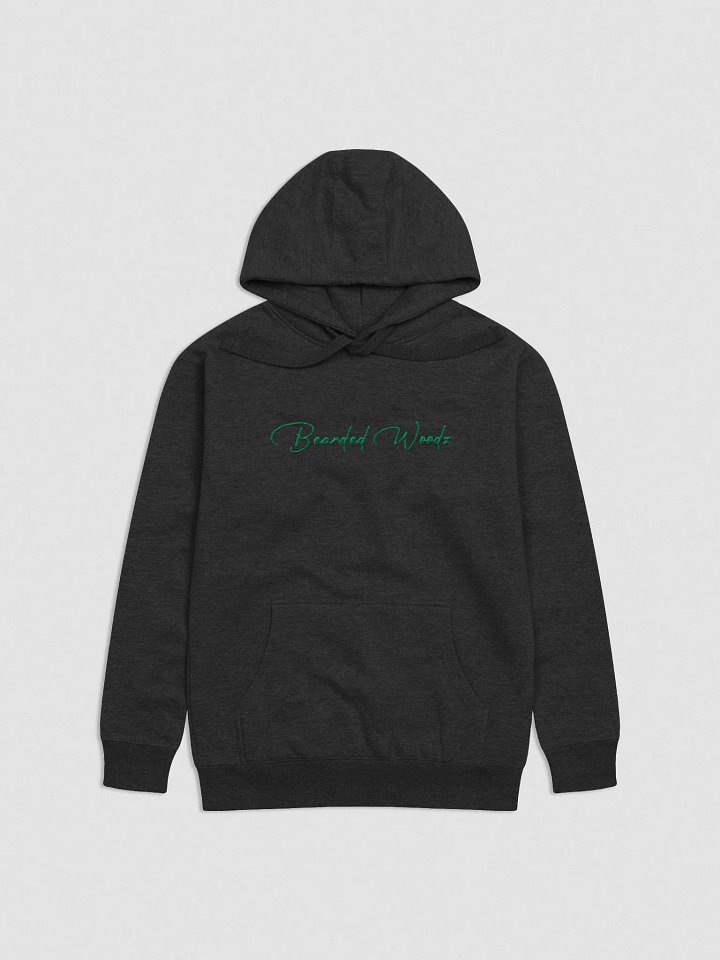 Men's Bearded Woodz Signature Hoodie (Green Embroidery) product image (1)