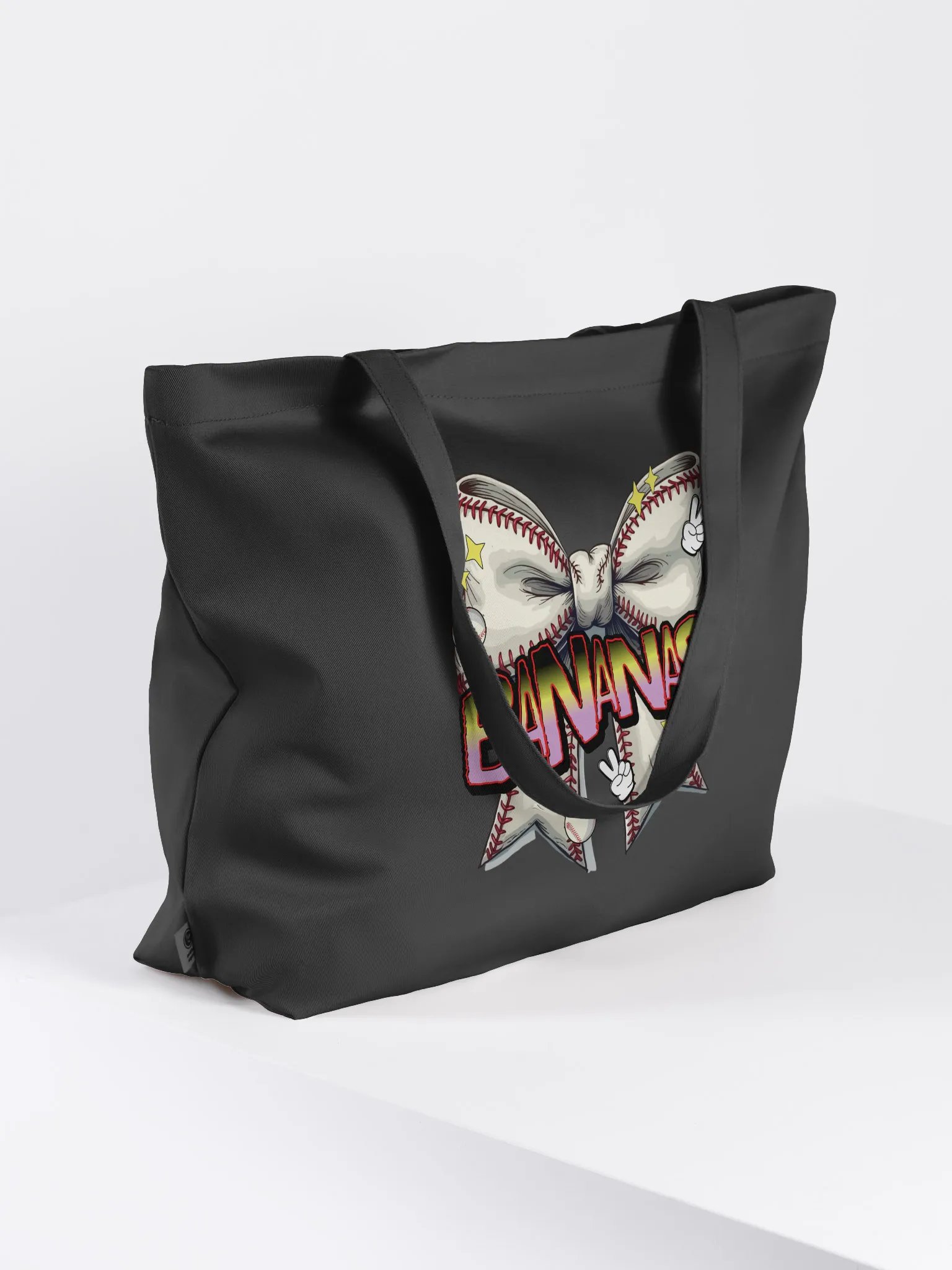 Bananas Bow Baseball Tote product image (1)