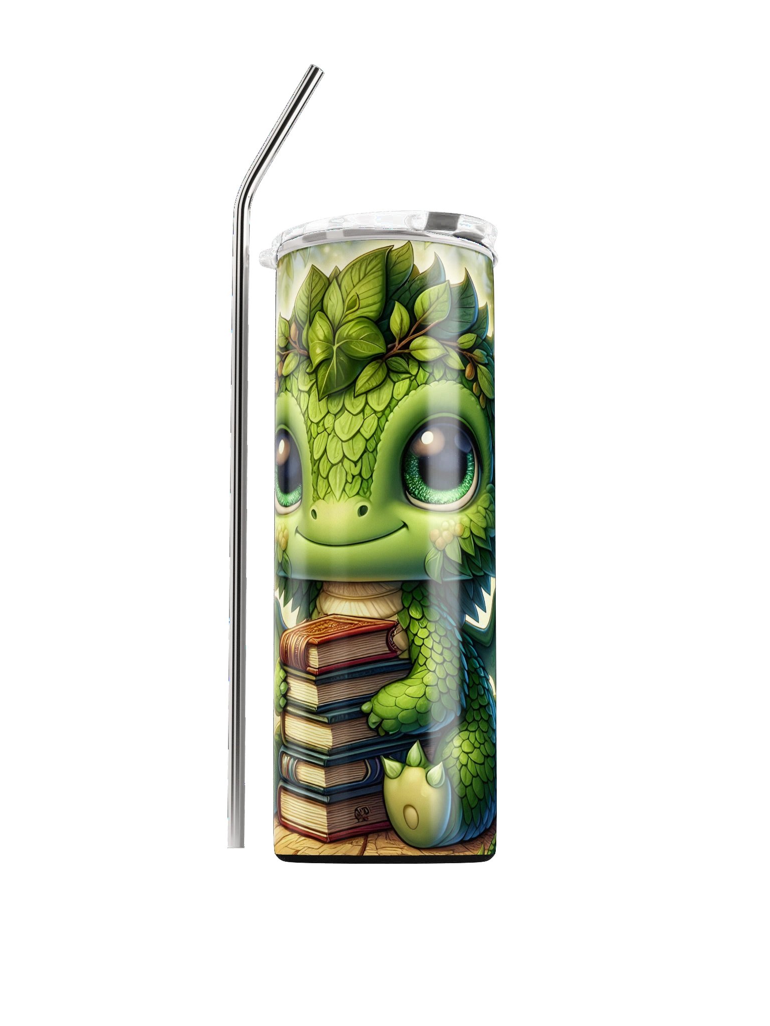 Not for Bookworms - Book Dragons Only (Green) 20 oz. Tumbler product image (1)