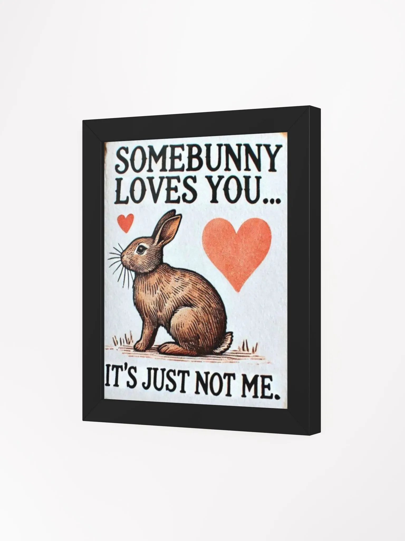 not your valentine poster product image (3)
