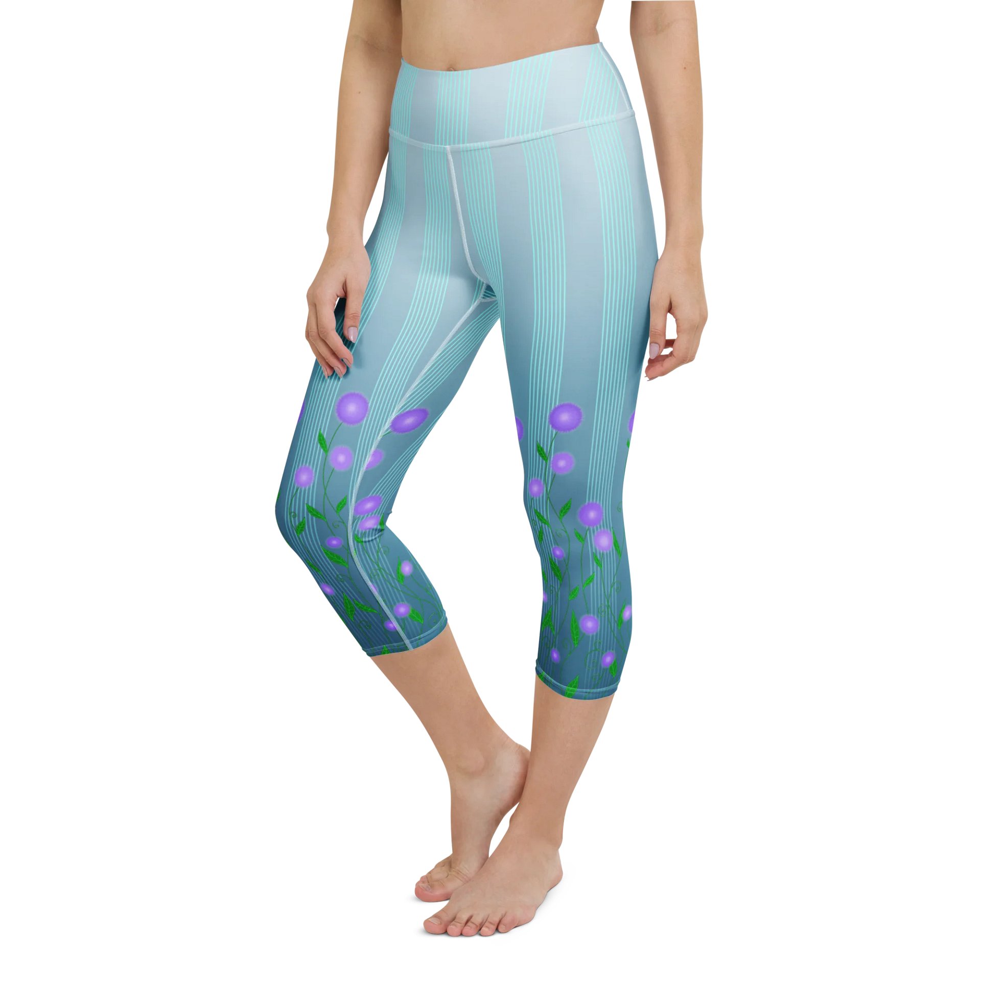 Spring Blooms Capri Leggings product image (6)
