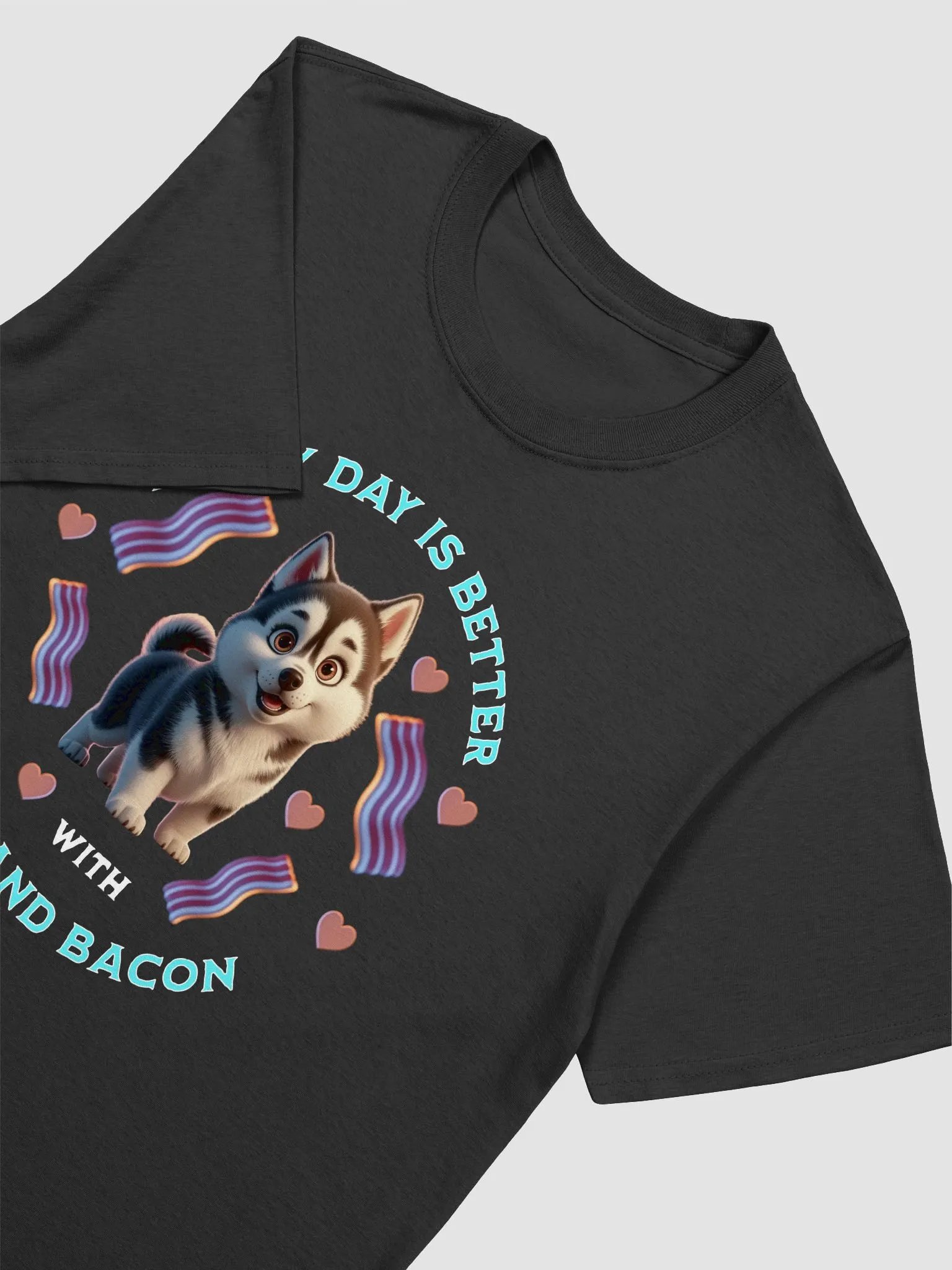 Bacon Lover's Husky Tee product image (3)