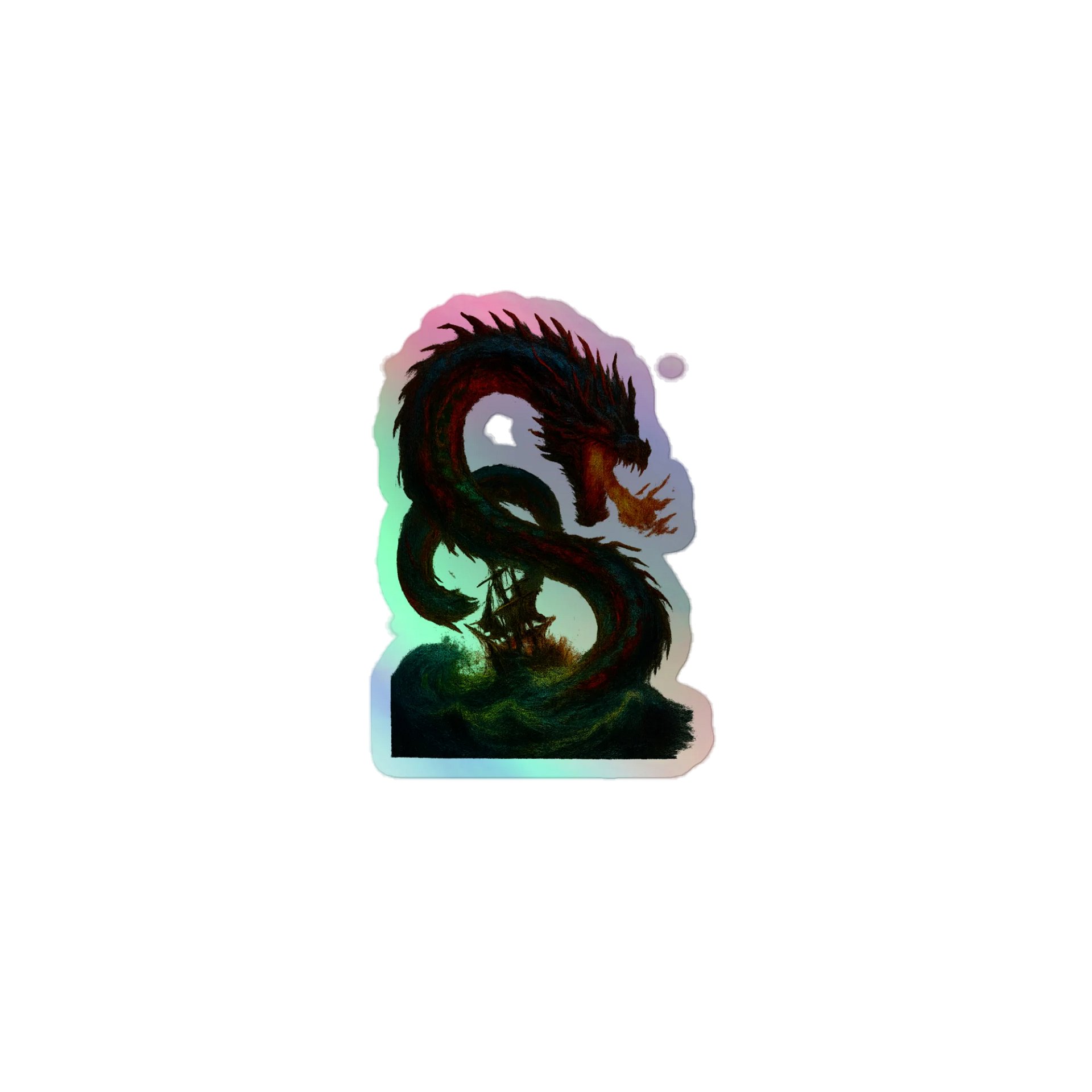 Dragon Attack Holographic Sticker Sheet product image (1)