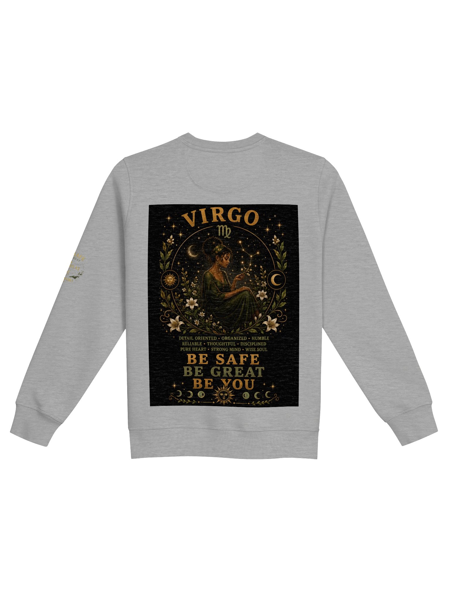 Virgo For the perfectionists. Practical. Wise. Reliable. Virgo finds beauty in every detail and purpose in every step. 🌿 Be Safe. Be Great. Be You. product image (5)