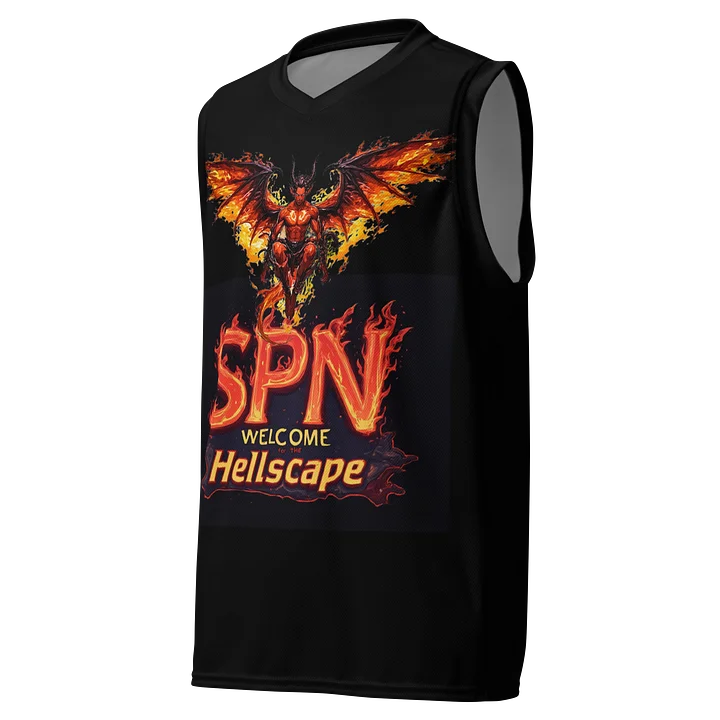 S.P.N Hellscape Unisex Basketball Jersey product image (1)