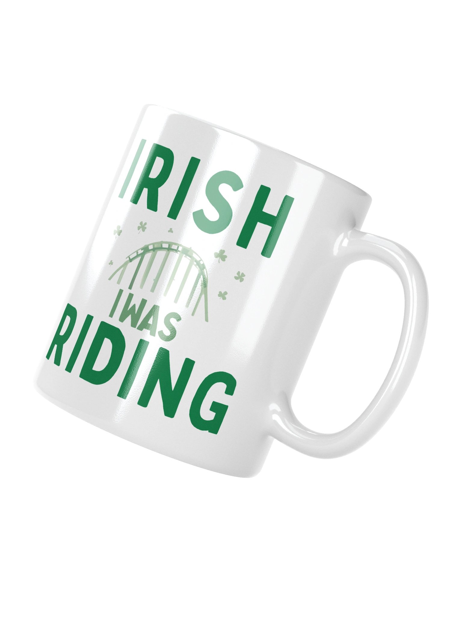 Irish I Was Riding – St. Patrick’s Day Roller Coaster Coffee Mug product image (9)