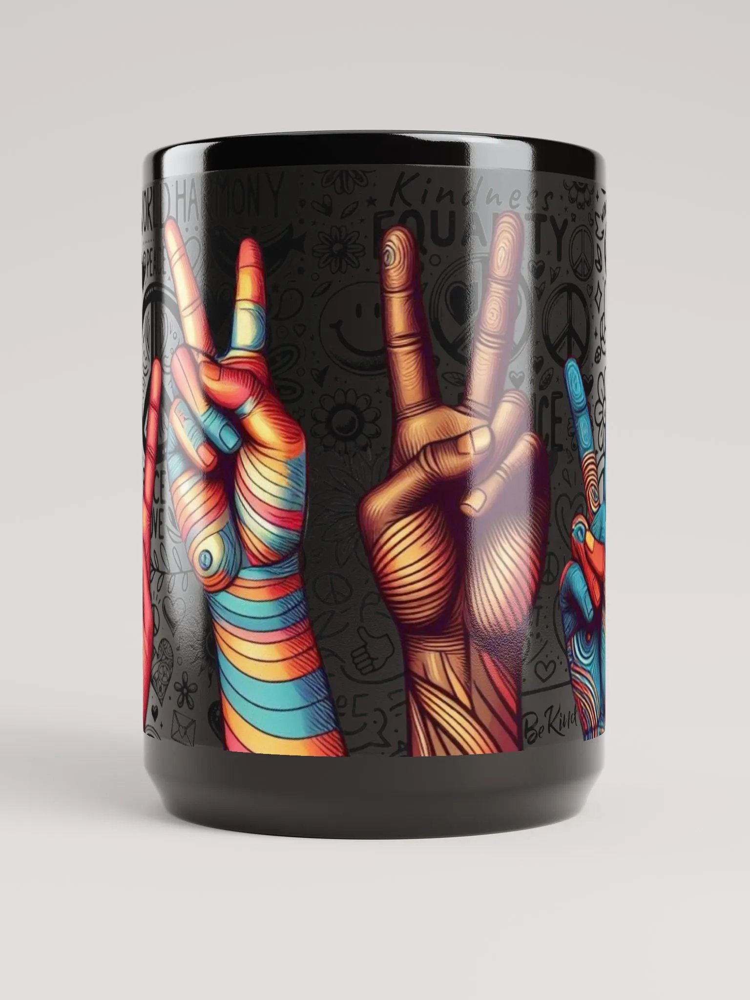 Harmony Mug, Black, 15 oz product image (5)