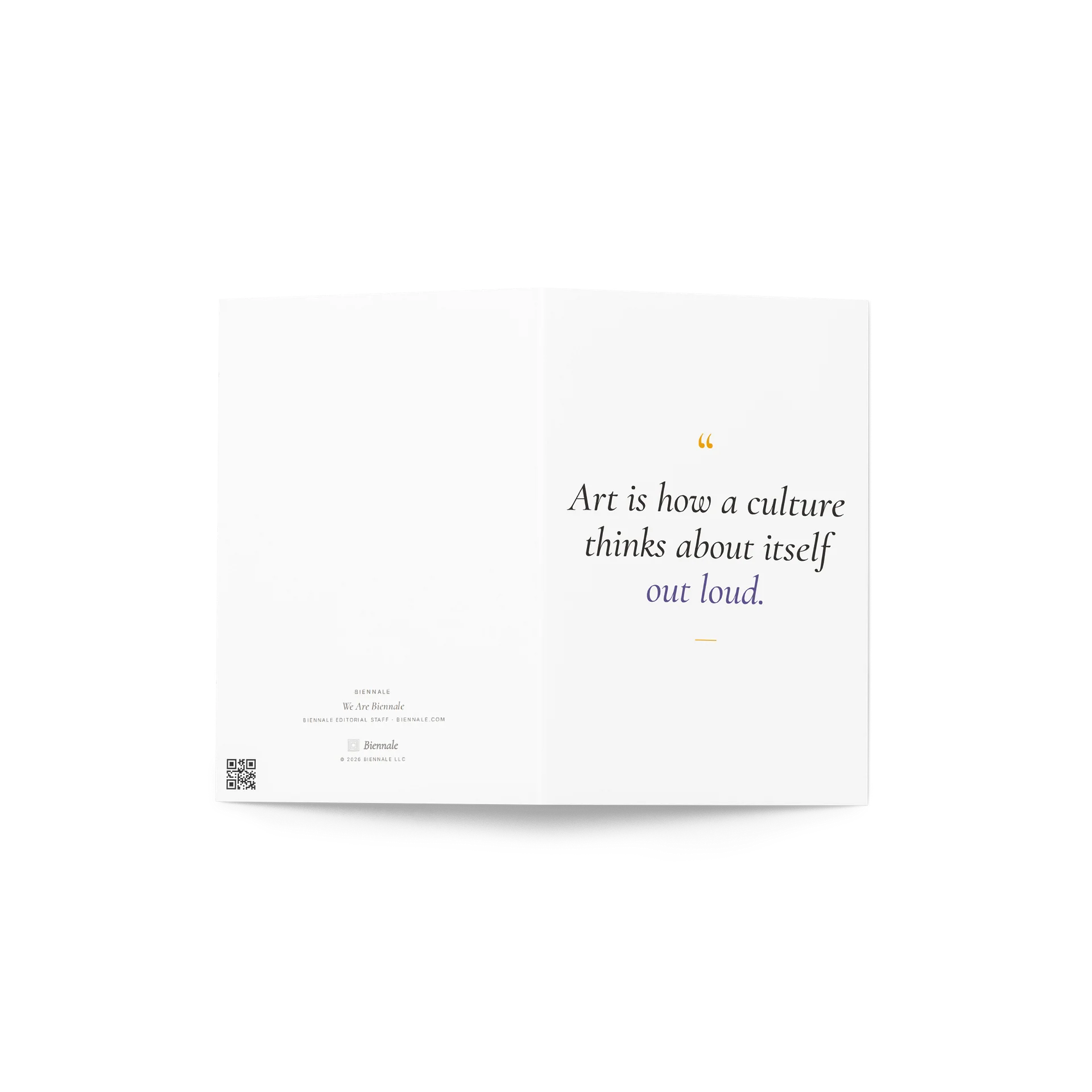Art Is How a Culture Thinks Out Loud product image (4)